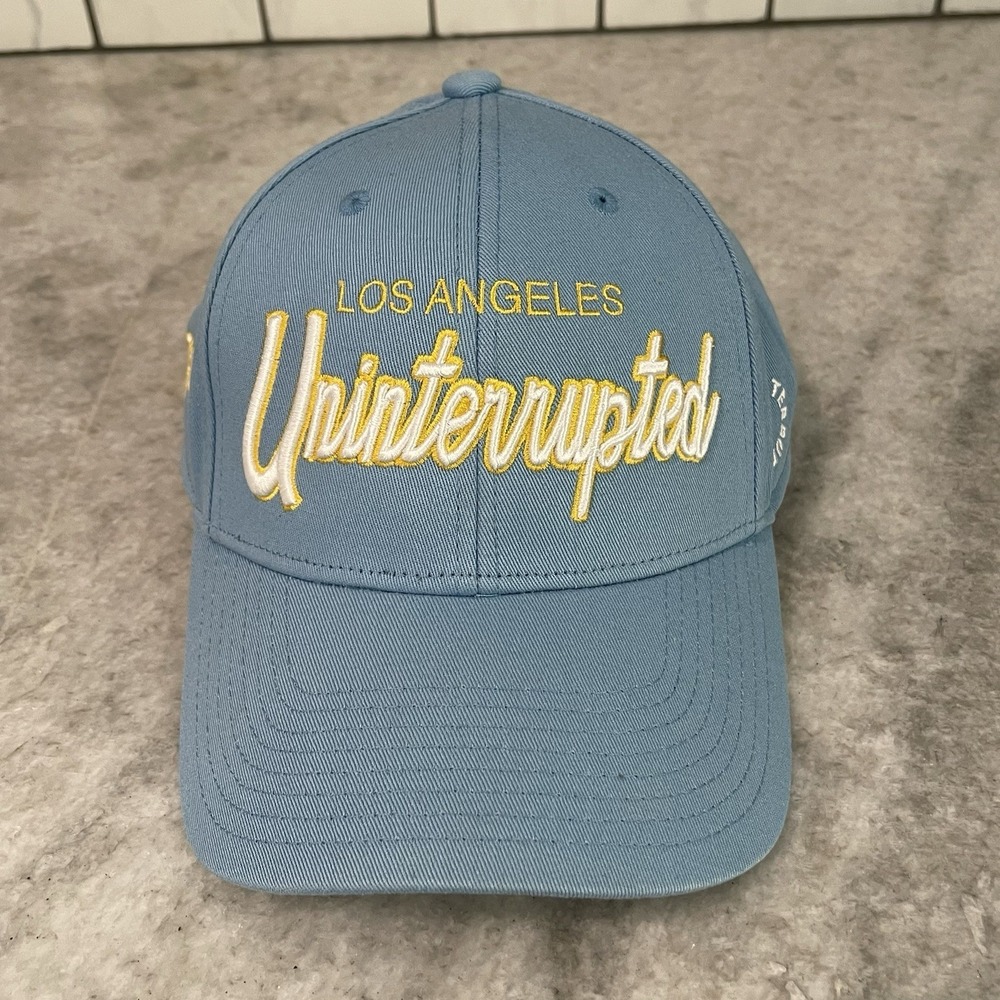 Los Angeles Lakers Snapback Hat Uninterrupted Blue Cap NBA Mitchell & Ness